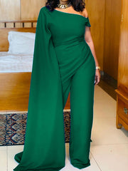 Load image into Gallery viewer, One-Shoulder Jumpsuit