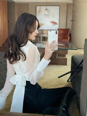 Load image into Gallery viewer, Turn-down Collar Long Sleeve Shirt