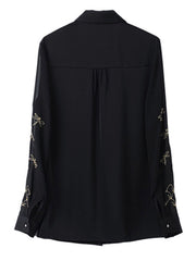 Load image into Gallery viewer, Long Sleeve Chiffon Blouse
