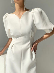 Load image into Gallery viewer, Ruffle Shoulder Sleeve Dress