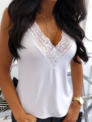 Load image into Gallery viewer, Lace V-Neck Top