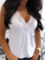 Load image into Gallery viewer, Lace V-Neck Top