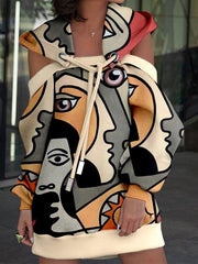 Load image into Gallery viewer, Hooded Dress T-Shirt