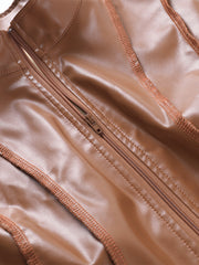 Load image into Gallery viewer, Faux Leather Crop Top Jacket