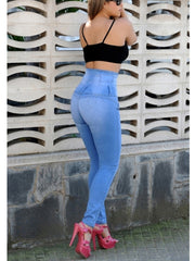 Load image into Gallery viewer, High Waist Denim Pants