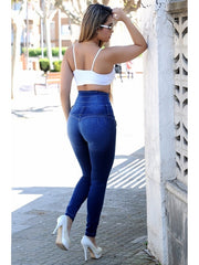 Load image into Gallery viewer, High Waist Denim Pants