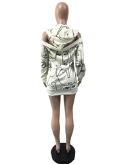 Load image into Gallery viewer, Hooded Dress T-Shirt