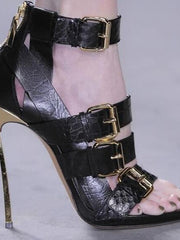 Load image into Gallery viewer, Buckle High Heels