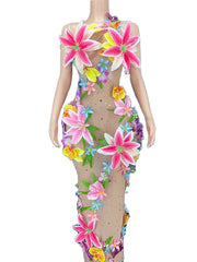 Load image into Gallery viewer, Colorful Floral Dress