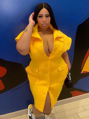 Load image into Gallery viewer, Oversized Collar Dress