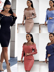 Load image into Gallery viewer, Off Shoulder Dress