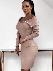 Load image into Gallery viewer, Off Shoulder Dress