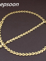 Load image into Gallery viewer, Stainless Steel Necklace & Bracelet Set