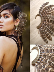 Load image into Gallery viewer, Feather Ear Cuff