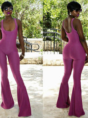 Load image into Gallery viewer, Flared Leg Jumpsuit