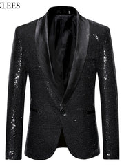 Load image into Gallery viewer, Sequin Blazer Jacket