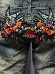 Load image into Gallery viewer, Embroidered Men's Jeans