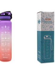 Load image into Gallery viewer, Water Bottle With Time Marker