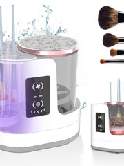 Load image into Gallery viewer, Electric Makeup Brush Cleaner Rechargeable Makeup Brushes Cleaning Tool Automatic Makeup Brush Cleaning Stand Device