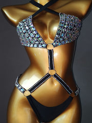 Load image into Gallery viewer, Rhinestones Bikini
