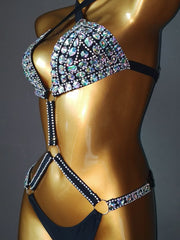 Load image into Gallery viewer, Rhinestones Bikini
