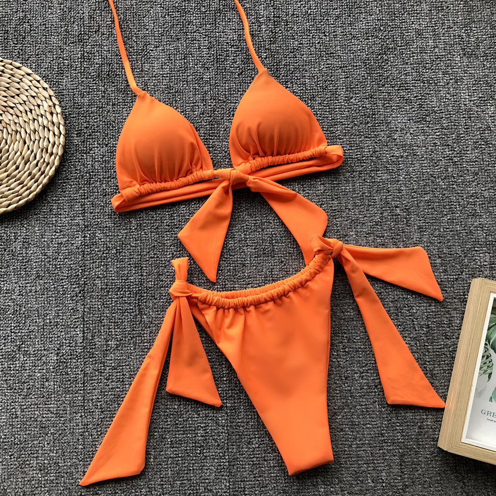 Women's Bikini – Trendy Two-Piece Beach Swimsuit