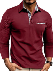 Load image into Gallery viewer, Long Sleeve Collar T-shirt