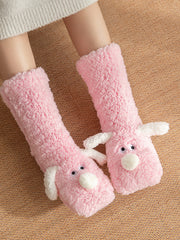 Load image into Gallery viewer, Cute Cartoon Dog Floor Socks Winter Warm Non-slip Plush Socks For Women