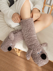 Load image into Gallery viewer, Cute Cartoon Dog Floor Socks Winter Warm Non-slip Plush Socks For Women