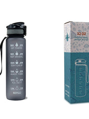 Load image into Gallery viewer, Water Bottle With Time Marker