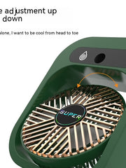 Load image into Gallery viewer, Misting Fan Air Cooler Cooling USB Rechargeable