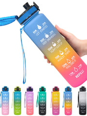 Load image into Gallery viewer, Water Bottle With Time Marker