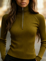 Load image into Gallery viewer, Elegant Slim-Fit Base Layer Knit Top For Women