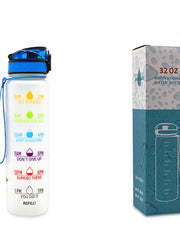 Load image into Gallery viewer, Water Bottle With Time Marker