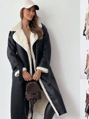 Load image into Gallery viewer, Winter Jacket With Belt Double Breasted