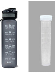 Load image into Gallery viewer, Water Bottle With Time Marker
