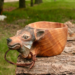 Hand Carved Cup Wooden Cup