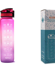 Load image into Gallery viewer, Water Bottle With Time Marker