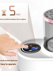 Load image into Gallery viewer, Electric Makeup Brush Cleaner Rechargeable Makeup Brushes Cleaning Tool Automatic Makeup Brush Cleaning Stand Device