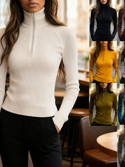 Load image into Gallery viewer, Elegant Slim-Fit Base Layer Knit Top For Women