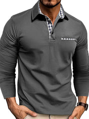 Load image into Gallery viewer, Long Sleeve Collar T-shirt