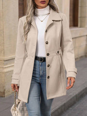 Load image into Gallery viewer, Elegant Single-breasted Woolen Coat Jacket