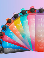 Load image into Gallery viewer, Water Bottle With Time Marker