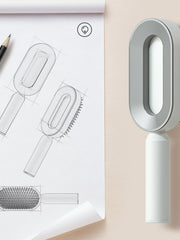 Load image into Gallery viewer, Self Cleaning Hair Brush For Women