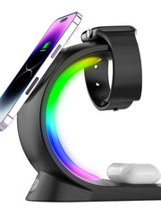 Load image into Gallery viewer, 4 In 1 Magnetic Wireless Charger Fast Charging