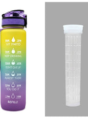 Load image into Gallery viewer, Water Bottle With Time Marker