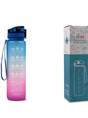Load image into Gallery viewer, Water Bottle With Time Marker