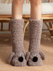 Load image into Gallery viewer, Cute Cartoon Dog Floor Socks Winter Warm Non-slip Plush Socks For Women