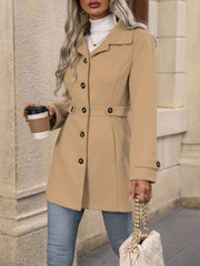 Load image into Gallery viewer, Elegant Single-breasted Woolen Coat Jacket