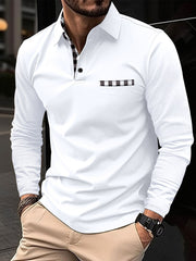 Load image into Gallery viewer, Long Sleeve Collar T-shirt